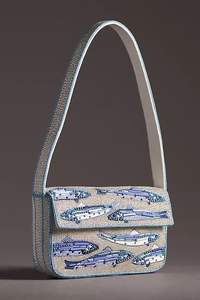 Monedero de Cuentas Bordado de Inspiración Tribal con Correa, Ligero, Color y Logotipo Personalizables, Forma Cuadrada - Product Image 4