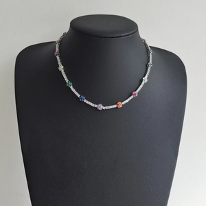 Cadena de tenis de diamantes cultivados en laboratorio 2,5, pieza de joyería elegante y duradera chapada en oro plateado para ocasiones especiales, regalo para ella - Product Image 1