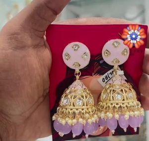 Ethnic <b>Jhumka</b> <b>Earrings</b> for Women Traditional Copper and Brass <b>Jhumka</b> with Intricate Design - Product Image 3