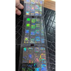 Etiquetas de Protección de Tarjetas Holográficas Transparentes Autoadhesivas SPICK GLOBAL, Resistentes al Agua y a los Rayos UV, de PET, con Efecto de Anulación de Seguridad - Product Image 2