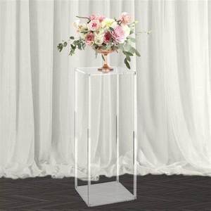 2025 prix d'usine support de fleurs en acrylique Transparent personnalisé pour les mariages élégant support de fleurs de Table - Product Image 4