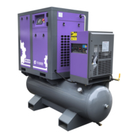 Compresseur d'air Abac de 15 kW et 16 bars avec réservoir, grande capacité de production, fabriqué en Chine, pour l'industrie automobile