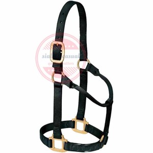Cabestro de caballo de cuero ajustable de alta calidad - Product Image 3