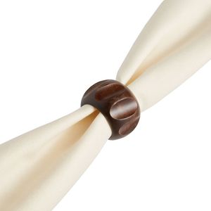 Anneau de serviette en bois écologique, parfait pour la décoration de table durable lors de fêtes, de mariages et d'événements spéciaux - Product Image 4