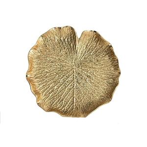 ถาดเสิร์ฟสีทองทรงกลม2ชั้นทำจากโลหะอุปกรณ์ในครัวอุปกรณ์รับประทานอาหารเย็นใช้ถาดมาใหม่ - Product Image 6