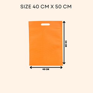 ถุงเสื้อกั๊กผ้านอนวูฟเวนแบบย่อยสลายได้พิมพ์โลโก้กำหนดเองบรรจุภัณฑ์เป็นมิตรต่อสิ่งแวดล้อม | ด้ามจับไดคัท - Product Image 2