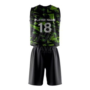 Concevez votre propre tenue de sport unique, uniforme de volley-ball 100% polyester, uniforme de volley-ball pour hommes - Product Image 2