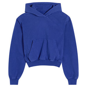 Vêtements en gros 2026, sweat à capuche personnalisé pour femmes, lavage à l'acide, doublé, en molleton de coton lourd, coupe ample, pull, vêtements en vrac - Product Image 4