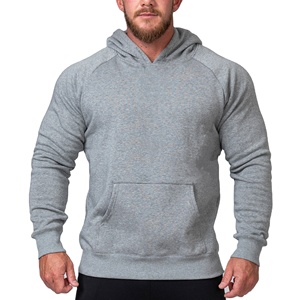 Conjunto de pantalones de chándal y Sudadera con capucha Lisa bordada con logotipo personalizado unisex para hombre, ropa de invierno de fabricantes en blanco - Product Image 1