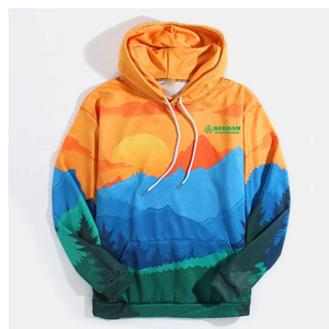 Top qualité personnalisé Vintage lavage à l'acide à capuche hommes lourd français sans chaîne sweats à capuche unisexe pull à capuche coton 320g 400 GSM - Product Image 6