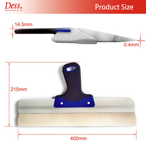 Straight <b>Edge</b> Putty Knife Stainless Steel Blade For Drywall Putty Smoothing DIY Tools - Product Image 2