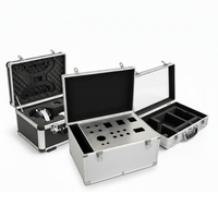 Valise en aluminium de sécurité, mallette, boîte à outils complète, grandes valises, organisateur vide, boîte à outils, boîte de rangement en alliage d'aluminium, étui de transport