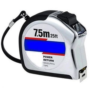 Herramienta de cinta métrica de agarre de goma fabricada en Taiwán para mediciones de precisión - Product Image 1