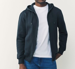 Sudadera con capucha cálida y elegante con cremallera para exteriores Estilo urbano Sudadera con capucha con cremallera pesada para atuendo de calle - Product Image 1