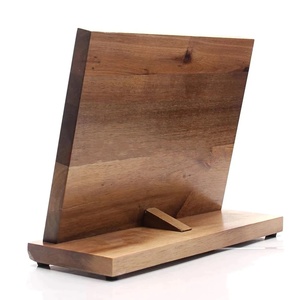 Soporte para cuchillos y utensilios de madera de acacia hecho a mano | Bloque de madera natural multiusos para almacenamiento de cubiertos y organización de cocina - Product Image 4