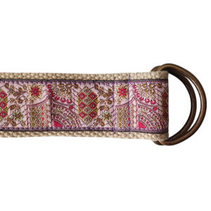 2025 KVR Unisexe Double D Anneau Nylon Web Ceinture Réglable Solide Jacquard Ceinture - Product Image 5