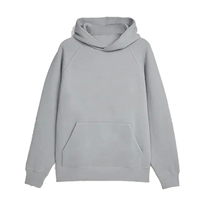 Sweat à capuche d'hiver minimaliste moderne pour homme - 100% coton, coupe ample, doublure en polaire, respirant et anti-boulochage, longue durée de vie - Product Image 1