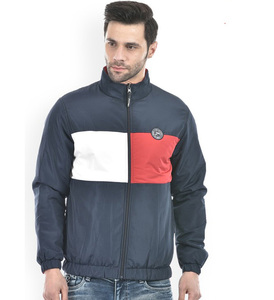 Blouson d'aviateur en jean personnalisé hiver chaud style rue principale lettre motif coupe-vent chauffant broderie Durable vente en gros pour hommes - Product Image 1