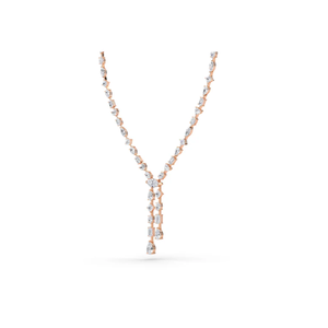 Collier pendentif en diamant cultivé en laboratoire mixte Fashion Forward en style à deux couches idéal pour les fêtes et un usage quotidien - Product Image 1