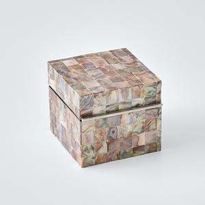 Cajas cuadradas de madreperla para decoración de almacenamiento en el hogar, precio más barato, caja MOP al por mayor - Product Image 3