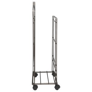 Indossatore servomuto AMBROGIO (43x25x100cm) Argento champagne metallizzato 950AR - Product Image 3
