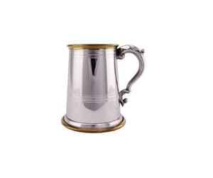Premium Quality Silver Plated High Quality Durable Pewter Medieval Mug for Drinking Ware New Brass Mug Latest Medieval Tankard - Product Image 3