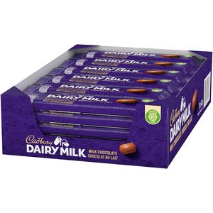 Cadbury Chocolate <b>Bar</b>, Regular Size 42g/<b>Bar</b> (Dairy Milk Milk Chocolate, 24 Packs) - Product Image 1