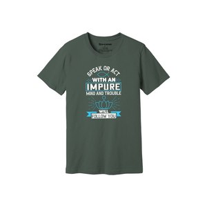 Camiseta de algodón 100% para mujer, estampado de temas 3D de Buda, estilo informal, 12 opciones de color, 160-180, colocación de diseño personalizable GSM pesado - Product Image 4