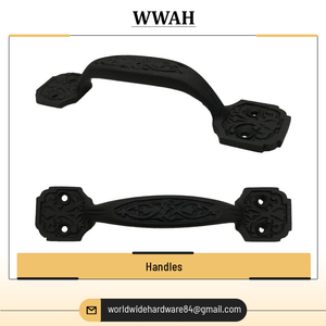 Tiradores de hierro fundido/latón de estilo antiguo, accesorios de ventana de puerta de diseño moderno para armario de tocador, fabricante indio - Product Image 4