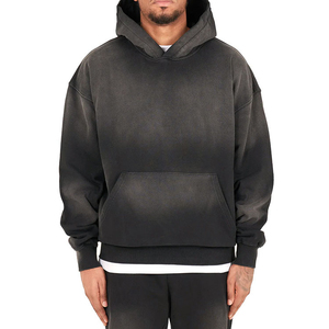 Vêtements décontractés chauds de qualité supérieure pour adultes Sweats à capuche délavés au soleil Sweats à capuche délavés au soleil au design personnalisé - Product Image 1