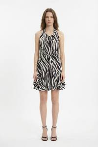 Vestido con Estampado de Cebra para Mujer – Vestido Moderno con Estampado Animal para Moda Casual y Boutique |   Venta al por mayor |   Hecho en Turquía - Product Image 1