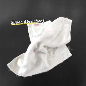 Couture petits chiffons carrés blancs 30cm * 30cm non pelucheux forte absorption d'huile 20Kg chiffons industriels en vrac - Product Image 1