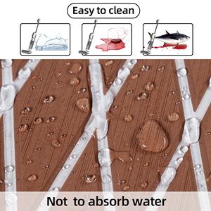 Gmart Tapis de pont de <span class=keywords><strong>bateau</strong></span> moderne en mousse adhésive 3M, installation par clic, EVA marin, résistant à l'humidité, double rainure, garantie 5 ans, revêtement de sol pour yacht - Product Image 4