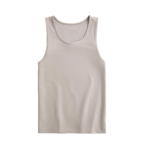 Camiseta sin mangas para hombre de talla grande más vendida, camiseta transpirable en blanco deportiva informal acanalada O-Beck, ropa de gimnasio, camiseta sin mangas para Fitness a la mejor venta - Product Image 2