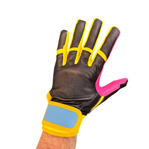 Gants de frappeur en cuir antidérapants pour adultes Gants de frappeur de baseball personnalisés de haute qualité Pro Youth Sports Fashion - Product Image 5