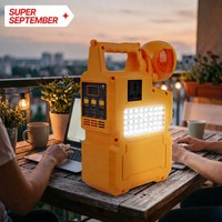 Station d'alimentation solaire portable LiFePO4 avec onduleur à onde sinusoïdale pure, contrôleur MPPT, Bluetooth, générateur de secours pour camping, camping-car et extérieur