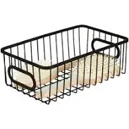 VISHAL HANDICRAFT Model 5667 Wire <b>Baskets</b> 1 Pack Metal Storage <b>Basket</b> Rectangle Carbon Steel Classic Style for Bathroom - Product Image 3