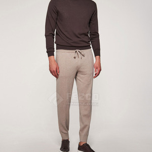 Pantalon de survêtement pour hommes coupe ample taille haute élastique léger mélange de coton respirant séchage rapide Style décontracté pour la salle de sport et la maison - Product Image 3