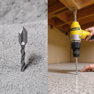 Forets Stanley pour maçonnerie et béton avec queue triangulaire pour un perçage efficace du granit - Product Image 3