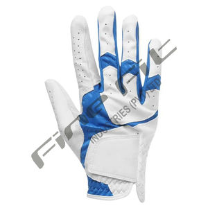 Nouvel arrivage de gants de golf en peau de mouton de qualité supérieure pour hommes en cuir souple léger et antidérapant Logo personnalisé couleurs Cabretta gauche droite - Product Image 2