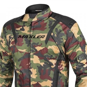 Chaqueta de moto textil corta ligera con tiras reflectantes Equipo protector de turismo callejero de verano para montar equipo blindado - Product Image 4