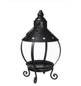 Metal Christmas Candle Holder Hanging Handle Creative Handmade Home Hotel & <b>Festival</b> Decorative Black Candle Holder <b>Top</b> Trending - Product Image 1