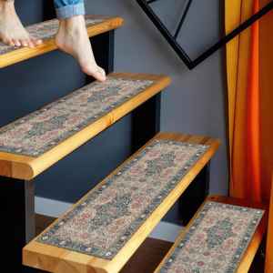 Alfombra con Estampado Geométrico, Vintage, Lavable, Regalo, Turca, Personalizada, Alfombra de Entrada - Product Image 3