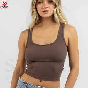 Garment Customized Cotton Sleeveless Acid Wash <b>Tank</b> <b>Top</b> Gym Mens <b>Tank</b> <b>Top</b> Plain Custom Printing Oversized <b>Tank</b> <b>Top</b> - Product Image 2