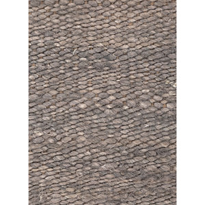 Tapis en laine tissée plate Nomadic Threads PDJW-122 gris et noir, doux, pour la décoration intérieure du salon, de la salle à manger et de l'extérieur, en jute - Product Image 3