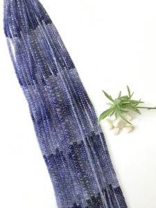 ลูกปัดแทนซาไนต์ธรรมชาติทรงกลมเรียบ, ลูกปัดแทนซาไนต์สำหรับทำเครื่องประดับอัญมณี ขนาด 3 ถึง 8 มม. ลูกปัดแทนซาไนต์ทรงกลมเรียบ - Product Image 2