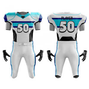 Uniformes de Fútbol Americano 2026, Nuevo Modelo, Personalizables con Logotipo, Talla Adulto, Estilo Corto, Transpirables, Tallas Grandes, Alta Calidad, 100% Poliéster - Product Image 1