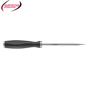 Surtechs 25 degrés pointe inclinée en acier inoxydable genou arthroscopie Chondro choisit la base d'instruments chirurgicaux manuels - Product Image 6