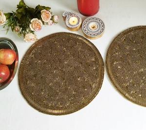 Flower <b>Beaded</b> Embroidery Coasters and <b>Placemats</b> Flower <b>Beaded</b> Embroidery Coasters and <b>Placemats</b> - Product Image 6