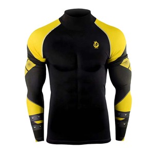 Logo personnalisé pour hommes Rashguard imprimé à manches longues UPF 50 + Compression Surf Sports Shirt Plain Gym Top pour MMA Surf & Sports - Product Image 2